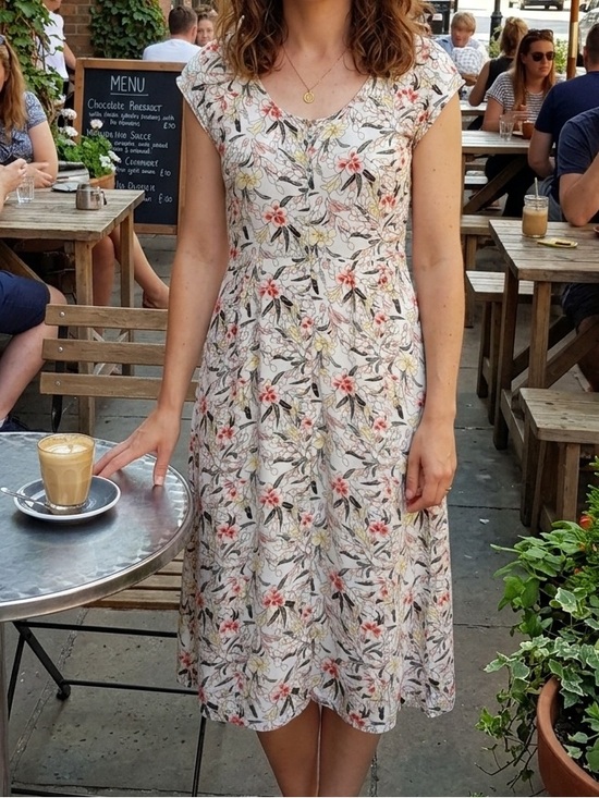 & Other Stories Dresses & Skirts - & Other Stories Floral Button Front Midi Dress Cottagecore Boho Sz 8